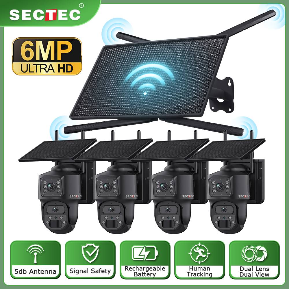 ST-SRK04-B——Solar 4G Router + Wifi Camera 4CH kits